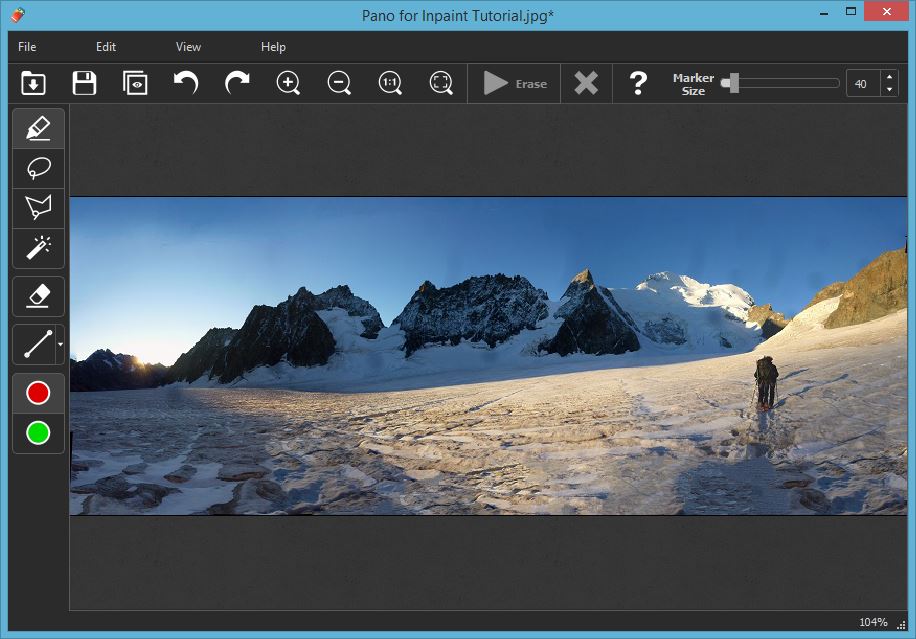 The result? A perfect panoramic photography!